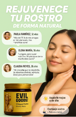 💥Nutrición real para tu piel   🍯Bálsamo natural con sebo de res y miel cruda
