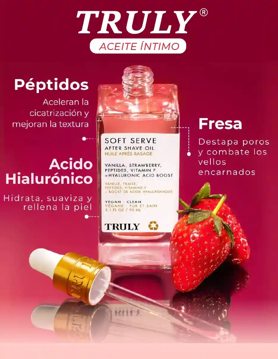TRULY 🍓 Tu ritual íntimo, elevado: piel calmada y aroma irresistible