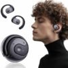 Auriculares Deportivos “Avant-garde Fashion Negro ” Openwear Inalámbricos Bluetooth Premium