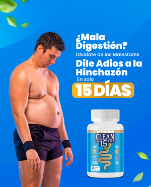 Clean15™ Limpieza Completa Estomacal en 15 días - SuperHuman™ PG