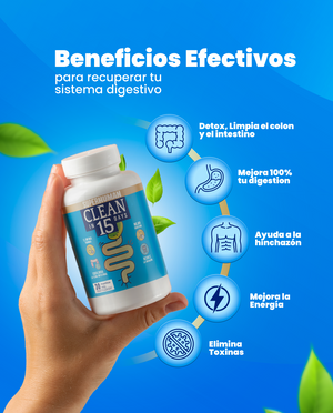 Clean15™ Limpieza Completa Estomacal en 15 días - SuperHuman™ PG